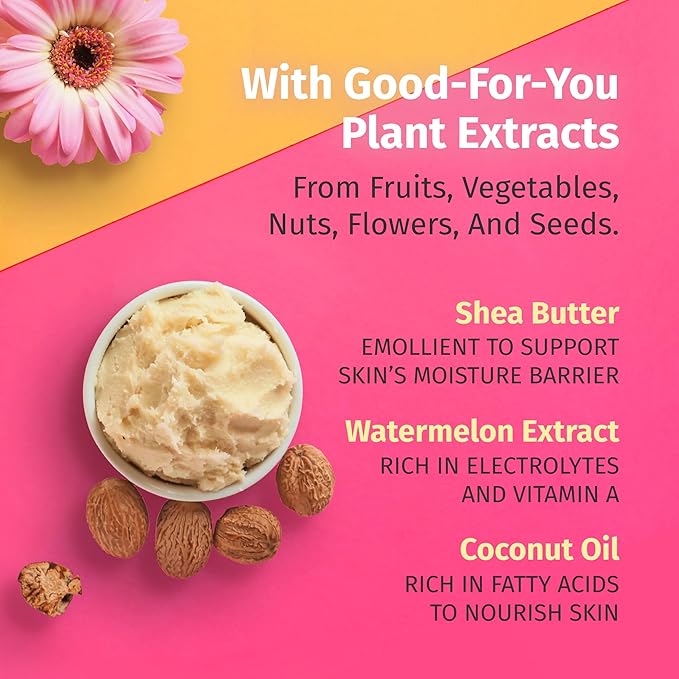 Hempz Body Lotion - Fresh Coconut & Watermelon Daily Moisturizing Cream,Shea Butter Body Moisturizer - Skin Care Products,Hemp Seed Oil - Large,(Pack of 2)