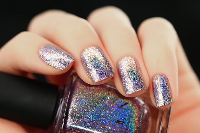 ILNP Happily Ever After - Lilac, Silver Holographic Nail Polish
