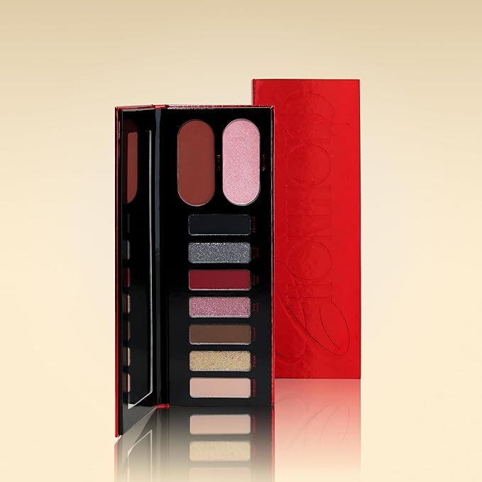 Chokehold Palette – Vegan Eyeshadow Palette with Blush & Highlighter, 7 Highly Pigmented Matte & Shimmer Shades, Cruelty-Free Makeup Palette