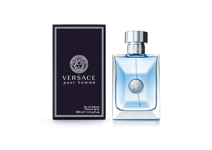 Versace Pour Homme Eau De Toilette Natural Spray, 3.4 Fl Oz