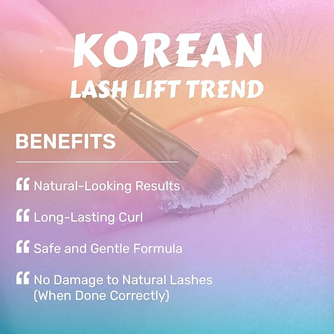 Flat Lash Lift Shields Glueless Ultra Thin Silicone Pads for Perming Lotion No.1, Lash Softening Shields for Easy Korean Eyelash Lift (Rose)