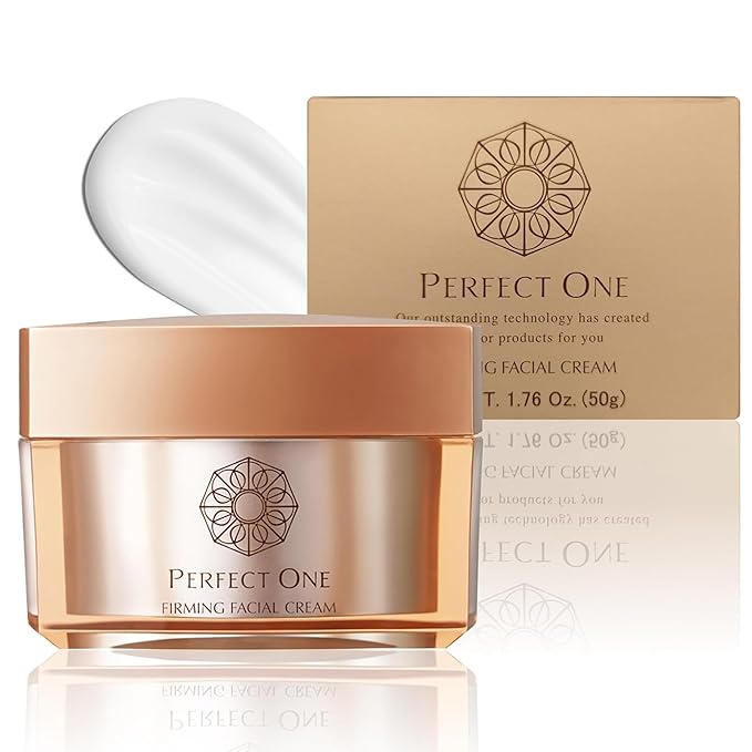 PERFECT ONE Japanese Skincare Trio: Niacinamide, Collagen & Hyaluronic Acid Set - Firming Facial Cream, Firming Body Cream & Bubble Cream Wash for Hydration and Nourishment