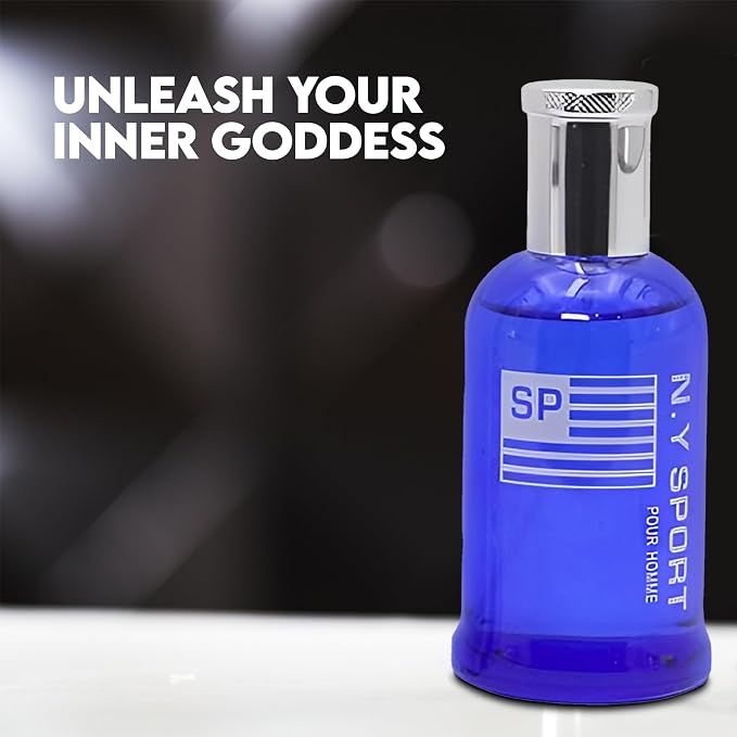 AFLUXE N.Y Sports Men Cologne - Energize Your Senses with this Dynamic Fragrance,3.4 Fl Oz Perfume for Men Daily Used
