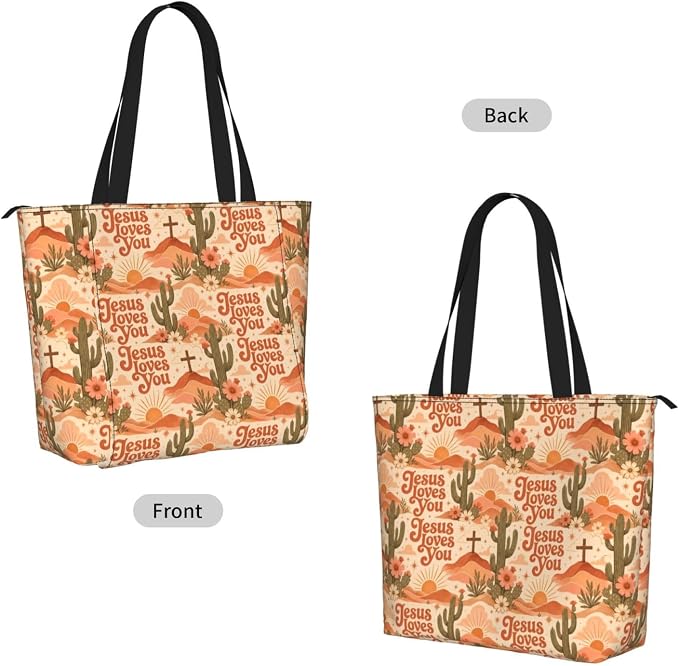 Christian Cross Jesus God Yoga Mat Bag for Women with Mats Bags Carrier Carryall Canvas Tote with Zipper Pocket, Polyester Gym Bag for Yoga Pilates Beach Travel Fitness Workout Gifts for Yoga Lovers