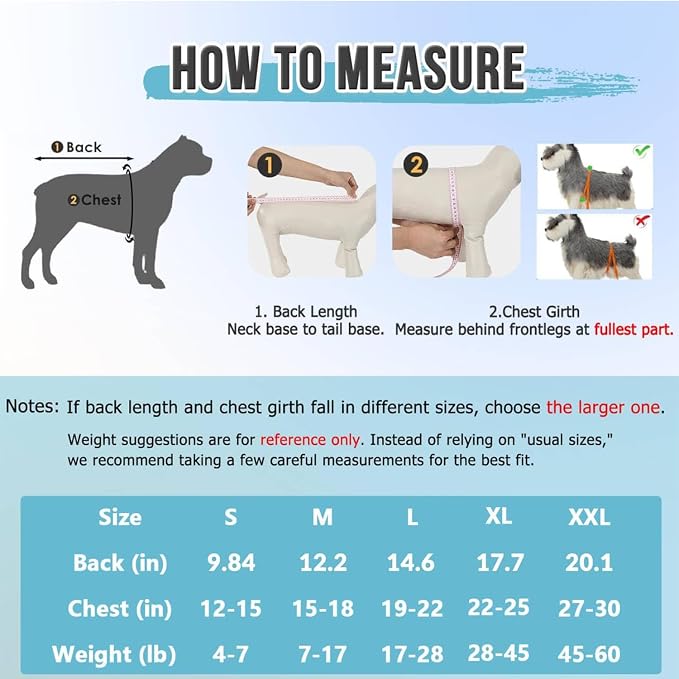 Lukovee Recovery Suit for Dogs, Onesie Spay Neuter Surgery Suit Female Male | Soft Cotton, Easy On Off, Abdominal Wounds Prevent Licking, Prevent Licking Wounds, Cone E-Collar Alternative (Brown, M )