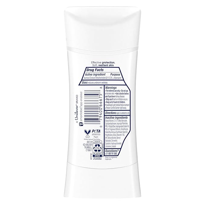 Dove Antiperspirant Deodorant Stick Lavender Fresh | 72 Hour Protection | Helps Repair Skin | 2.6 oz