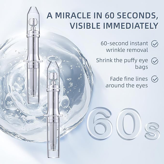Dr.Seya Under Eye Cream for Dark Circles, Temporary Eye Tightener, 60 Seconds Smoothing Fine Lines, Crema Para Las Ojeras Bags Treatment for Women Cream for Puffiness and Bags Under
