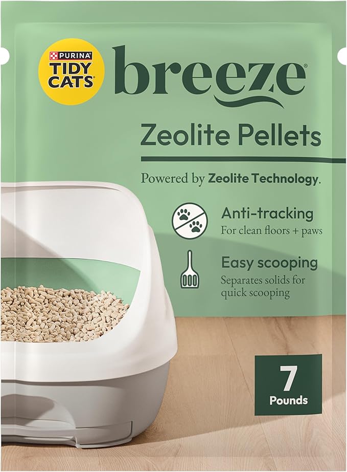 Purina Tidy Cats Breeze Refill Cat Litter Pellets, (4) 7 lb Bags