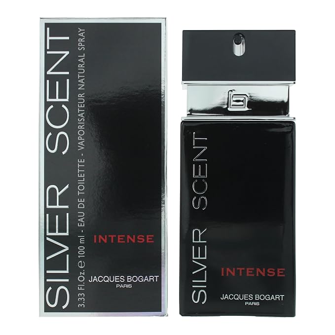 Jacques Bogart Silver Scent Intense Men Eau De Toilette Spray, 3.33 Ounce