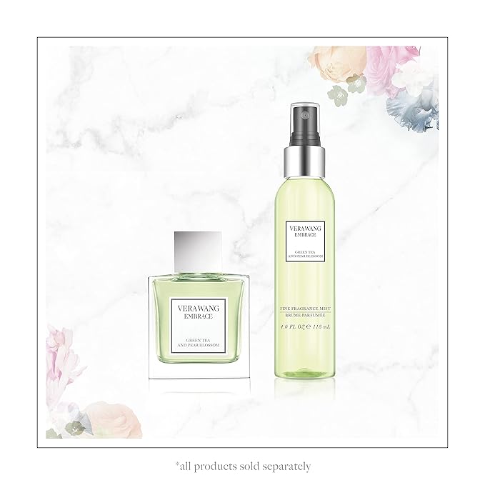 Vera Wang Embrace Eau de Toilette Spray for Women, Green Tea & Pear Blossom, 1 Fl Oz