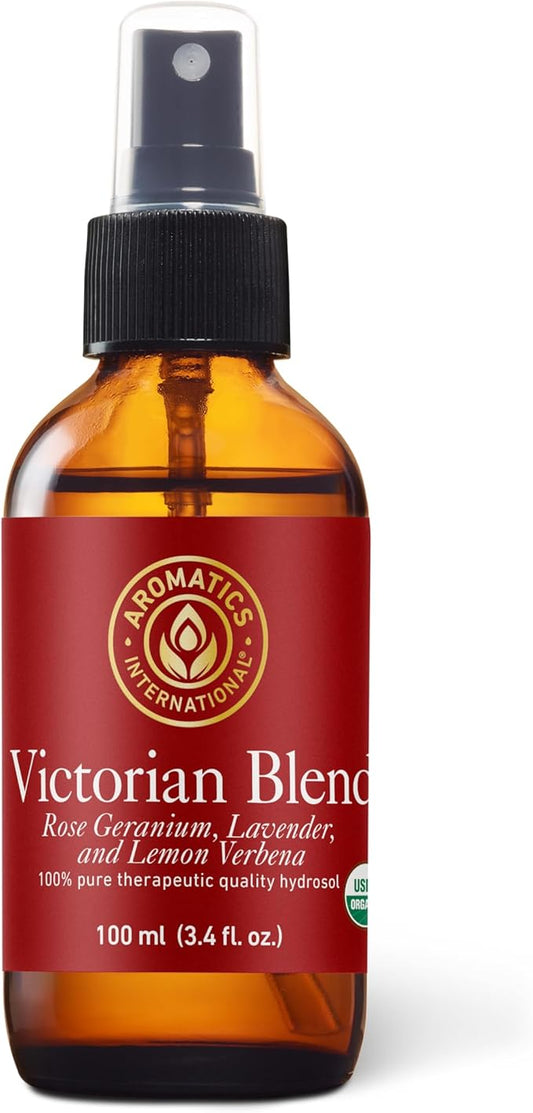 Aromatics International Victorian Blend Hydrosol 100ml | Classic Earthy Floral Natural Aromatic Mist for Skin, Home & Daily Use