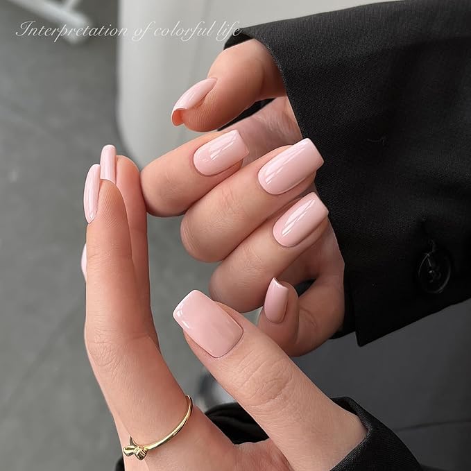 GAOY Pink Gel Nail Polish, 16ml Soak Off Gel Polish, UV Light Cure for Nail Art DIY Manicure at Home, 3082 Basic Pink