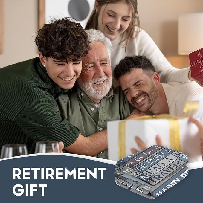Retirement Gifts for Men/Women 2026, Retirement Blanket for Men 60"x50" | Men Retirement Gifts, Happy Retired Gifts Throw for Male, Teacher, Coworker, Dad