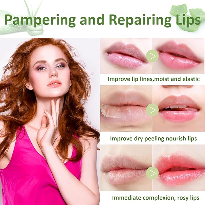 2PCS Color Changing Lipstick,Magic Lipstick Jelly Lip Balm,Long Lasting Waterproof Temperature Color Change Lip Gloss (B)