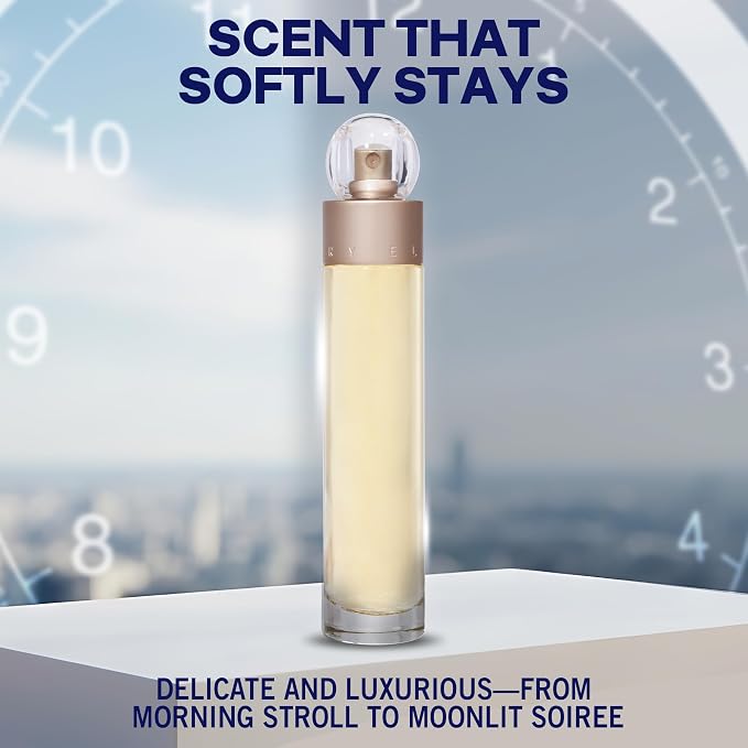 Perry Ellis 360° Eau De Toilette Spray for Women - Perfume for Women, Light & Bright Floral Fragrance, EDT, Designer Scent for Her, Long Lasting - 3.4 fl oz (100 mL)