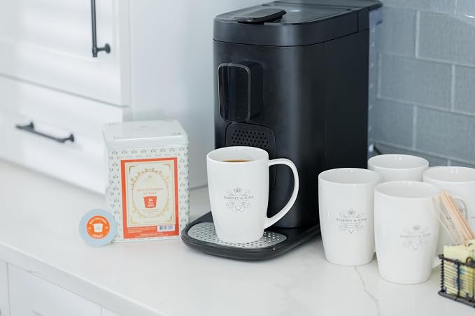 Harney and Sons Hot Cinnamon Sunset Tea Pods, Single Use, K-Cup Compatible, Bold and Flavorful Cinnamon Black Tea