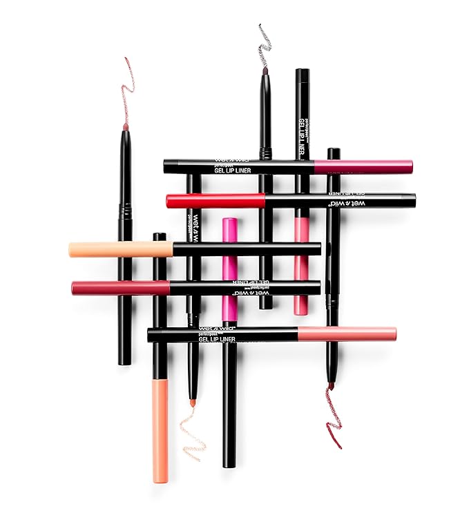 wet n wild Lip Liner, Plum Together, Matte | Retractable | Gel Formula | Pencil Format | Pack of 2