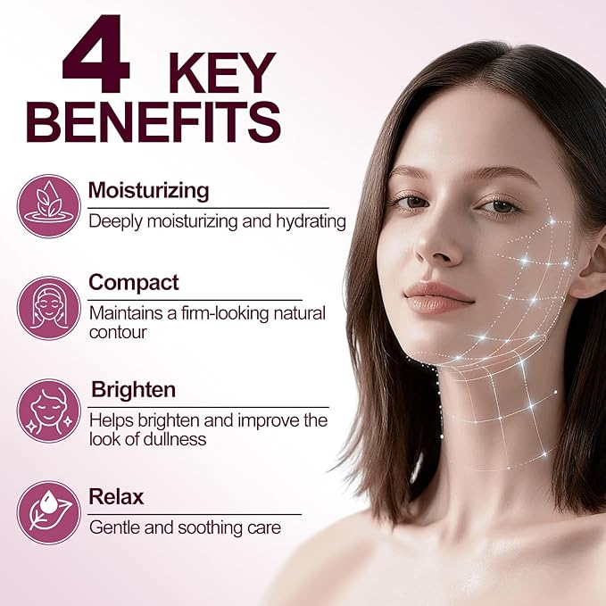 Calcium Volume Multi Balm Stick 2PCS - Solid Skincare Stick with Calcium & Collagen, 72H Anti-Aging Moisturizer for Face, Neck, Décolleté to Firm Skin & Reduce Wrinkles, Portable Balm