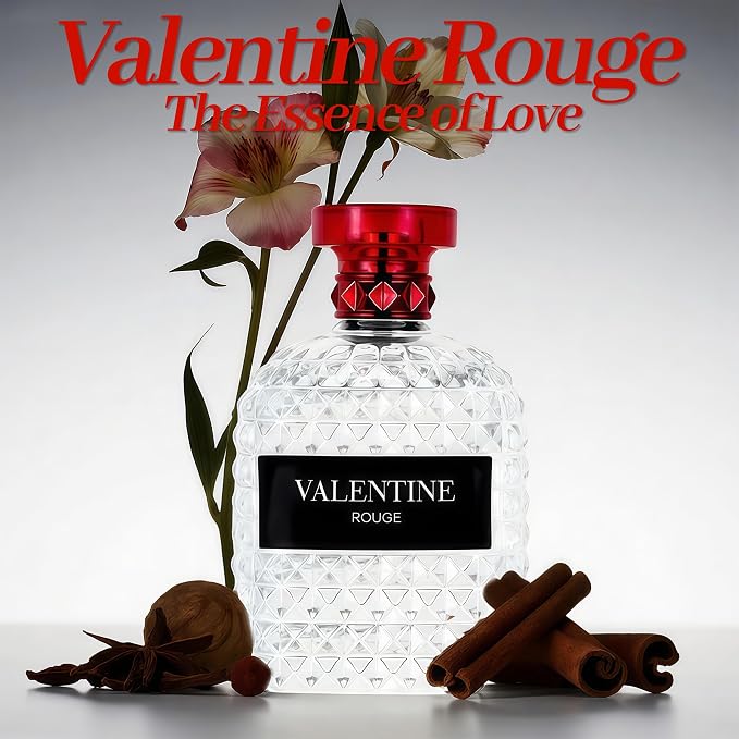 A CENTER Valiant Rouge Eau de Parfum for Women 3.4 Fl Oz Perfume | Long Lasting Bold Floral & Sophisticated Fragrance | Elegant Glass Spray Bottle | Cologne Gift Daily Use