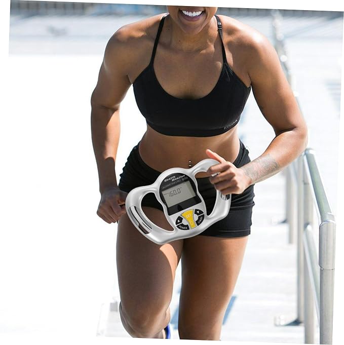 Digital Fat Caliper Measuring Tool High Accuracy Portable Analyzer with LCD Screen Multifunctional BMI Health Monitor for Precise Fat Percentage and Composition Analysis