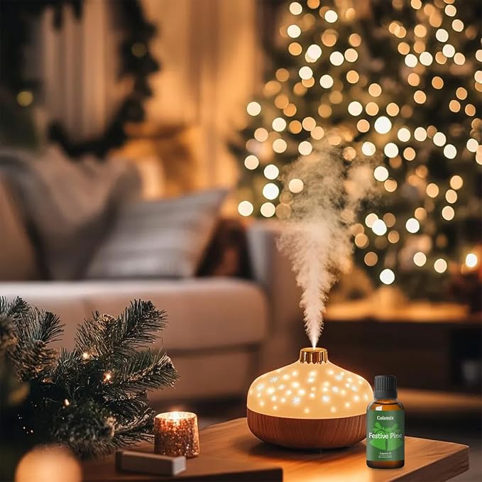 Christmas Fragrance Oils Set, 30ml x 3, Fragrance Oil for Diffuser, Candle Making, Soap Scents | Holiday Scent Oil Gift Set, Essential Oils Diffuser Scents