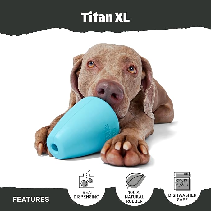 BarkBox Titan Natural Rubber Dog Toy - Toy for Large Dogs