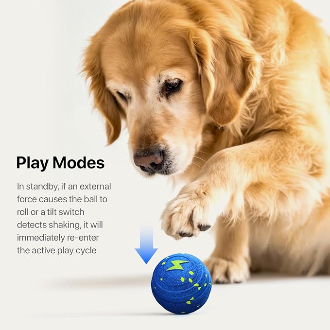 Interactive Dog Toys Automatic Bouncing Dog Ball for Small & Large Dogs