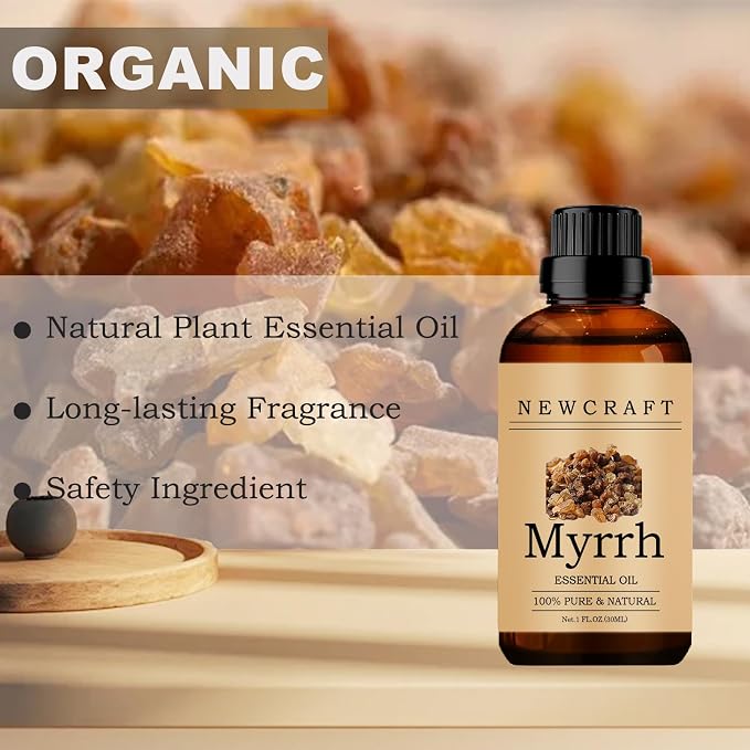 Myrrh Essential Oils, 100% Pure and Natural Essential Oil for Aromatherapy Diffuser - Myrrh/1 Fl Oz