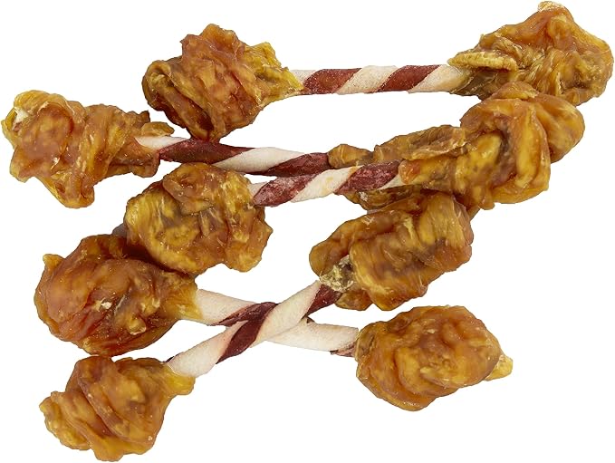 GOOD 'N' FUN Double Pops Long-Lasting Dog Treat, 5.5 oz (3 Pack) | Premium Pork and Beef Hide Chew Wrapped with Real Chicken, Supports Dental Health and Mental Stimulation, For Adult Dogs