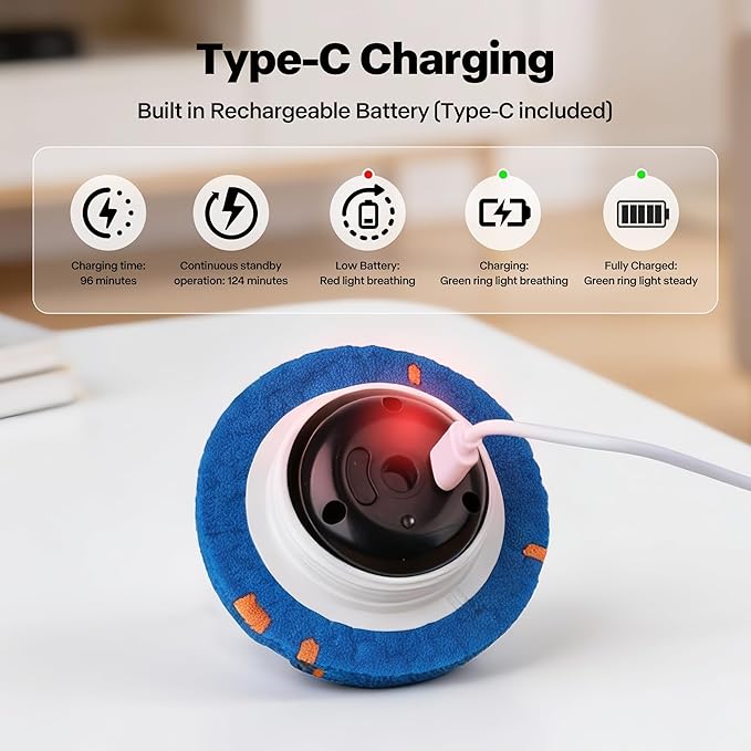 Pet Prime Interactive Dog Ball Toy,Automatic Bouncing Ball with Motion Activated,Moving Dog Toy for Medium and Large Dogs,2 Play Modes for Mental Stimulation and Keep Them Busy