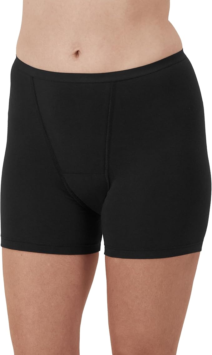 Hanes Women's Comfort, Period. Underwear, Bikini Period Underwear, Super Leaks Period Underwear, 3-pack