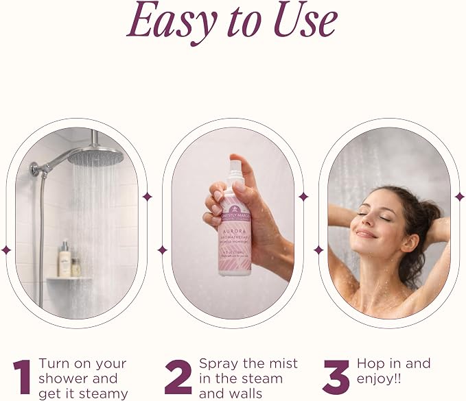 Honestly Margo Aromatherapy Shower Mist Spray Lavender, Eucalyptus and Citrus (4 Fl Oz, Pack of 3) – Wellness Essential Oils for Shower Steam, Personal Space Mist – Clean, Cruelty-Free Bath Products