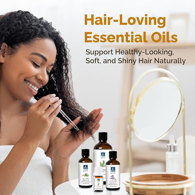 GM Gumili Pure Tea Tree Oil for Skin, Hair, Body Wash, Soap, Shampo and Conditioner, Nails, Body Oil, Aromatherapy Diffuser, 100% Natural Tea Tree Essential Oil - 200ml 6.7 Oz