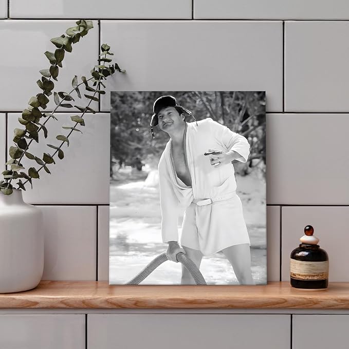 Funny Bathroom Canvas Wall Art, Toilet Paper Humor Poster, 24x30 Inch | Hilarious bathroom comedy decor and modern toilet artwork, gag gift for home, guest bath or office, Humor Style-07