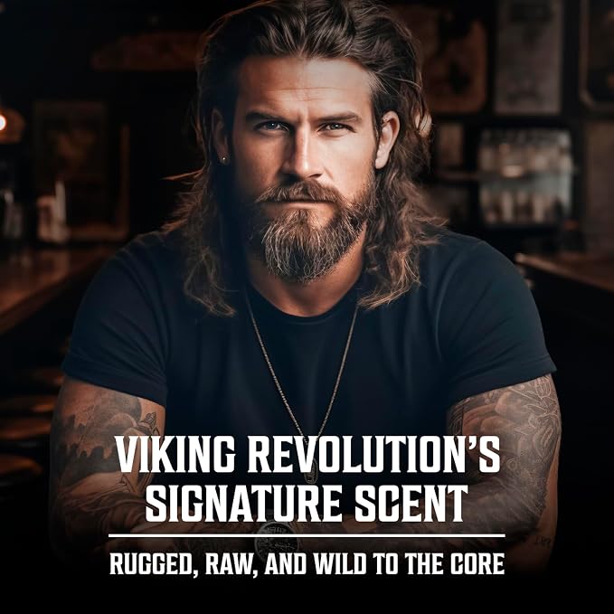 Viking Revolution Spiced Vanilla Cologne for Men - Eau de Parfum - Sweet and Spiced Perfume with Gourmand Notes of Musk, Tonka Bean, Vanilla, Cream - Gifts for Men 3.5 Fl Oz