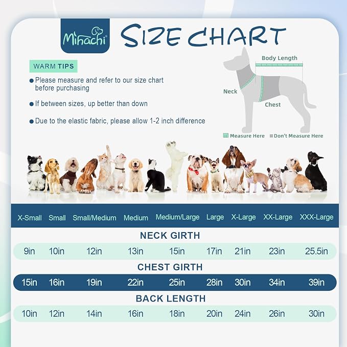 Mihachi Turtleneck Dog Sweater - Winter Coat Apparel Classic Cable Knit Clothes with Leash Hole for Cold Weather, Ideal Gift for Pet in New Year Navy Blue ML