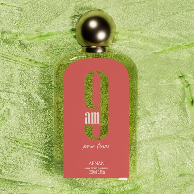Afnan 9 AM Pour Femme Eau De Parfum, 3.4 Fl. Oz