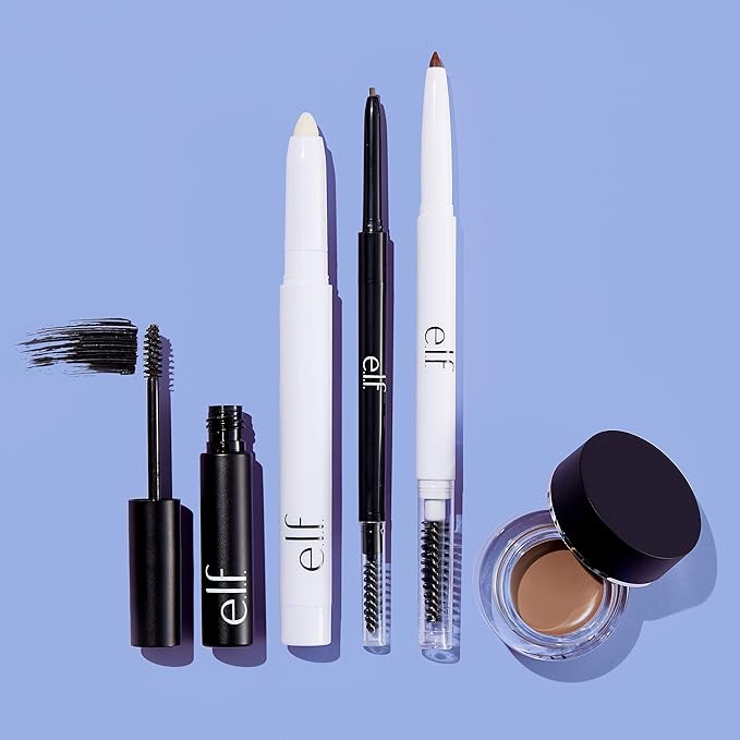 e.l.f. Shape & Stay Brow Pencil Universal Formula, 0.04 oz. Clear