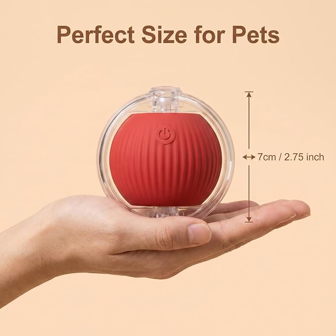Interactive Pet Toy Ball, 2026 Automatic Dog Toy Interactive Dog Cat Toy Ball Dog & Cat Electric Active Toys, Smart Chase Pet Toy Ball for Dogs for Large Small Dogs Motion Activated (Green)