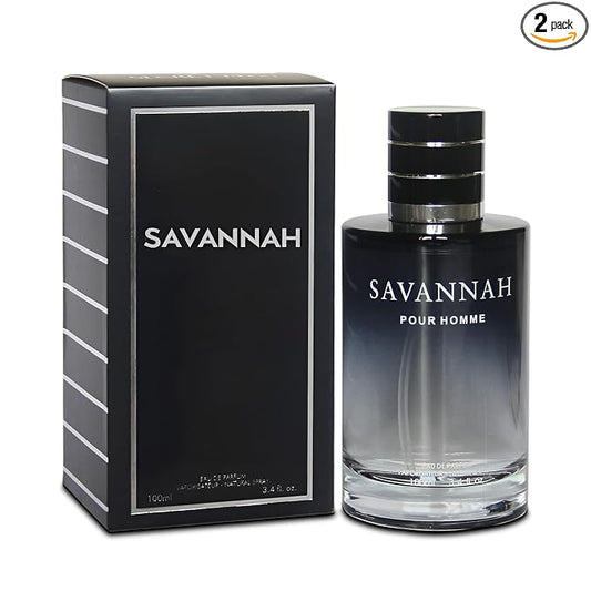 AFLUXE Men's Cologne SAVANNAH Bold Scent Eau de Toilette,3.4 Fl Oz Perfume for Men Every Day Used