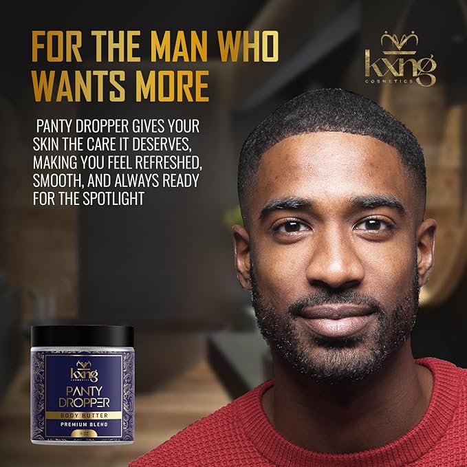 KXNG Hydrating Shea Body Butter, Whipped Moisturizer for Dry Skin, Nourishing Body Cream for Daily Use, Unisex, Cruelty-Free Skincare