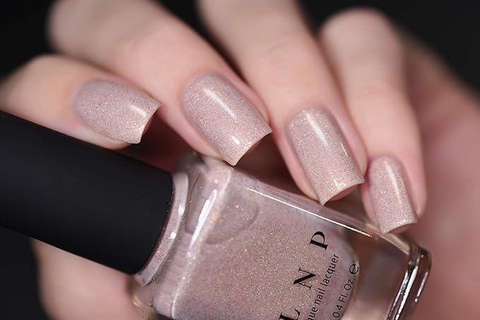 ILNP Hope - Soft Café Latte Holographic Nail Polish