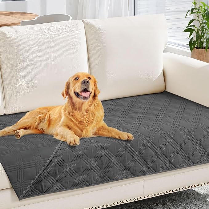 Waterproof Reversible Dog Blanket, Soft Couch Cover for Dogs Washable | Dual-Sided Waterproof Pet Bed Blanket, Resist Stains Spills & Pet Hair, Practical Furniture Protector For Pets, Size 30"x70"