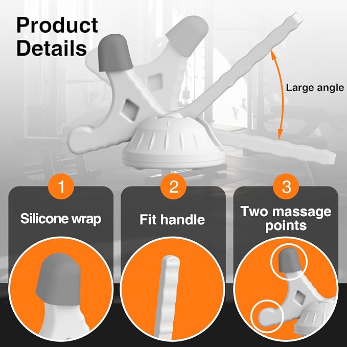 Psoas Release Tool-Hip Flexor Release Tool Fully Adjustable for Iliacus,Waist Pain Sciatica,Back&Posture Relief,Massage Hook and Trigger Point Massage Tool