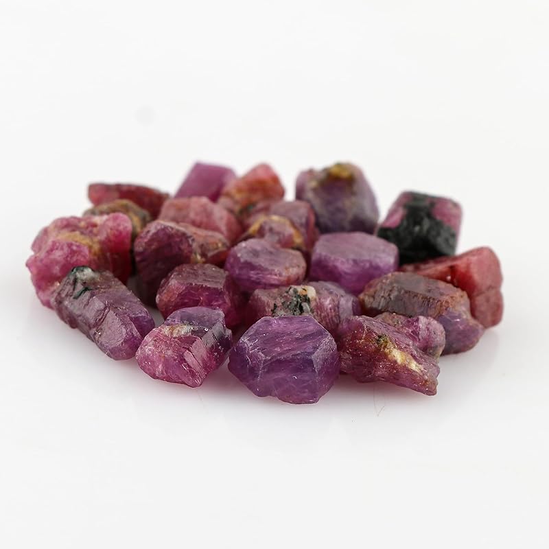 50 carats Raw Ruby Rough Gemstone, Natural Crystals, Healing Stones, Wholesale Bulk Lot, Jewelry Making Stones Supply, Stone, 15 to 20mm, 2 to 3 pcs