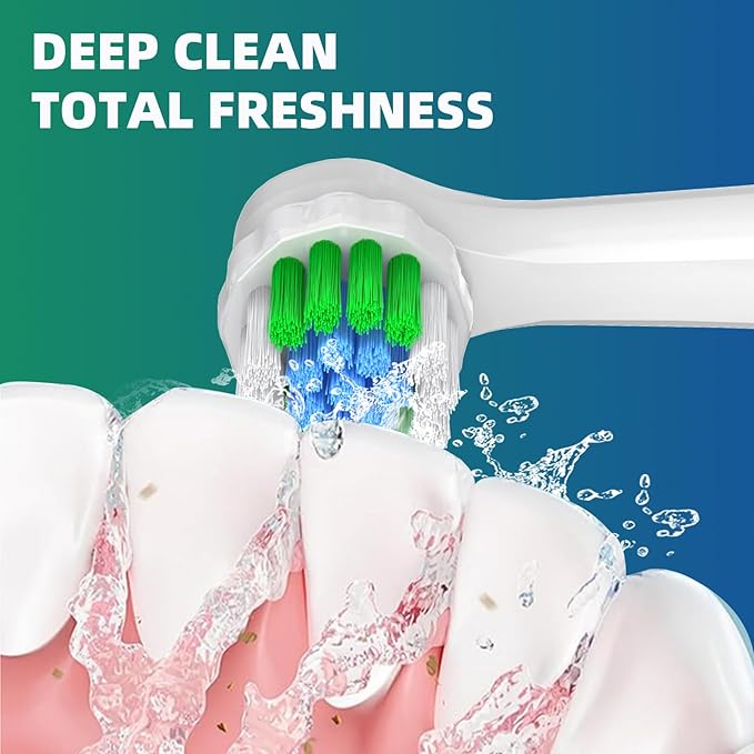 Replacement Toothbrush Heads Compatible with Oral B Braun Pro 1000 Electric Toothbrush Heads, 8 Count Precision Clean Brush Heads Refill Compatible with Oral B Pro 100/500/1000/1500/Genius X