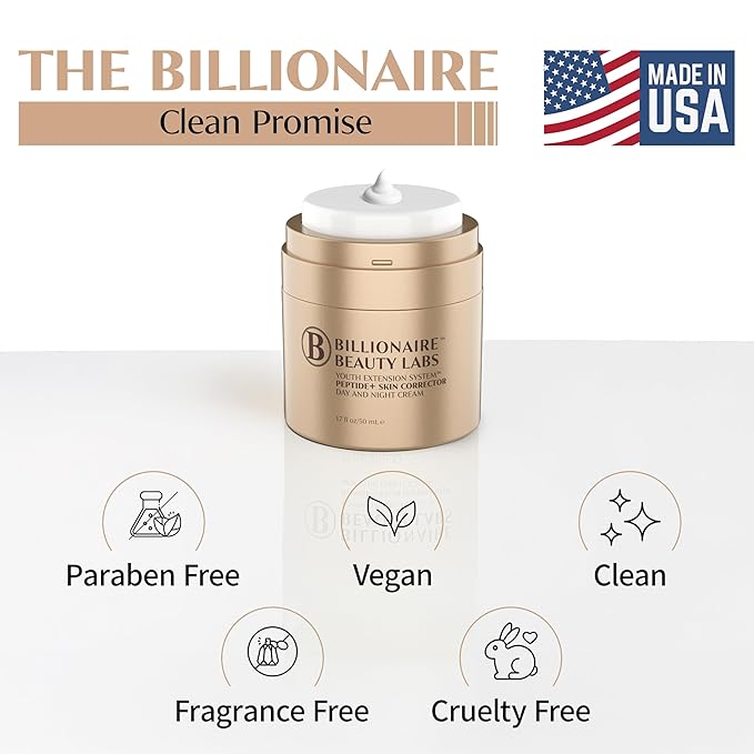 Collagen Booster Peptide Face Cream w Hyaluronic Acid – Peptide Face Moisturizer for Women, Hydrating, Non-Greasy, for Firming, Smoothing, Younger-Looking Skin, Fragrance-Free