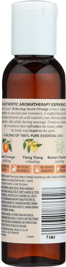 Aura Cacia Relaxation Massage Oil, 4 FZ