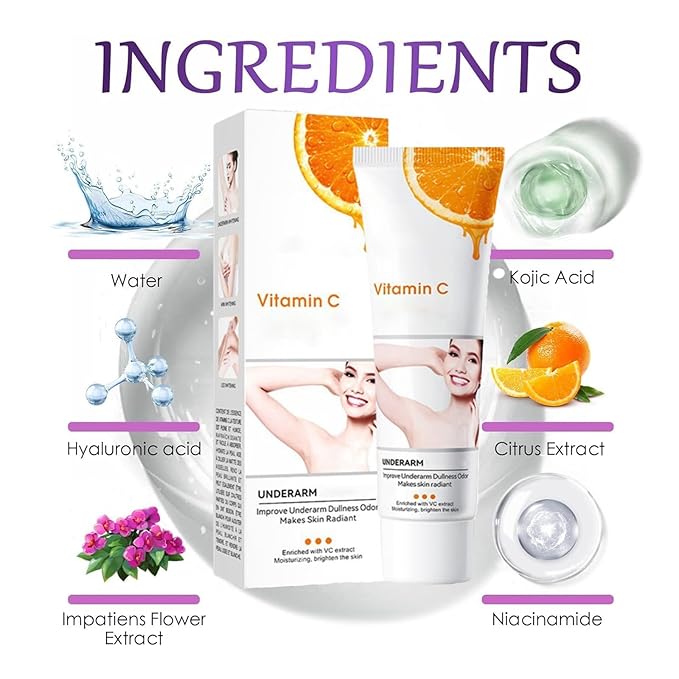 Crema Blanqueadora para Partes Intimas, Aclarador de Axilas y Partes Intimas, Blanqueador de Axilas y Partes Intimas, Crema para Aclarar Las Axilas y Partes Intimas - 50ML/1.77OZ (3 PCS)