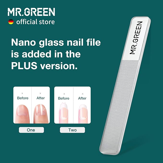 MR.GREEN Nail Clippers Stainless Steel Anti Splash Fingernail Cutter Manicure Tools Bionics Design Pedicure Scissor Nail Trimmer (Nail Clipper Two-Pack (Medium+Large))